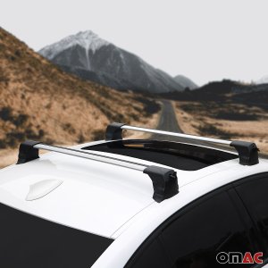 Mazda 3 Roof Rack Cross Bars - Omac - Elegance V3 - Gray - '13-'19